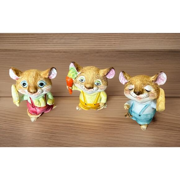 Vintage Homco Harvest Mice Figurines. # 5601 - Picture 1 of 3